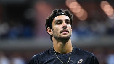 Lorenzo Musetti lors de l'US Open, en septembre 2025.