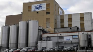 L'usine Lactalis en cause à Craon (Mayenne) est actuellement à l'arrêt et les salariés au chômage partiel.