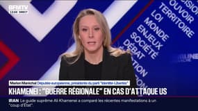 Tensions Iran/États-Unis: "Une opération américaine au sol serait risquée", estime Marion Maréchal, députée européenne