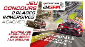 Tentez de gagner 2 places pour le Crowdstrike 24H Hours of Spa