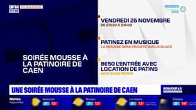 Une soirée mousse ce vendredi à la patinoire de Caen
