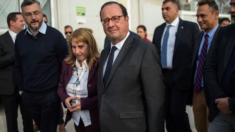 François Hollande lors d'un déplacement en Grèce.