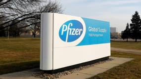 L'usine Pfizer de Kalamazoo, dans l'Etat du Michigan, le 11 décembre, 2020. (IMAGE D'ILLUSTRATION)