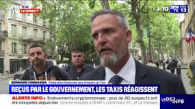 Colère des taxis: "Ils ne sont pas en capacité de nous donner des écrits aujourd'hui", regrette Bernard Crebassa (FNAT), après la réunion avec le ministre des Transports