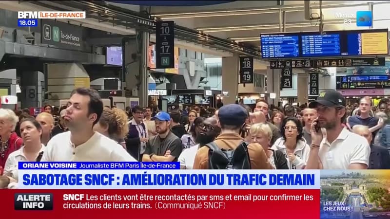 Paris: le trafic devrait s’améliorer au lendemain du sabotage de la SNCF