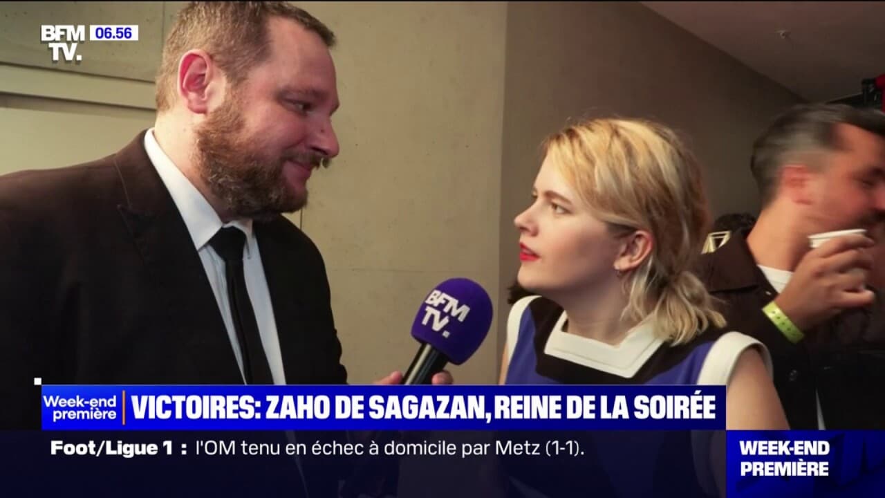 "J'hallucine complètement" Zaho de Sagazan régait au micro de BFMTV