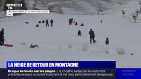 La neige de retour à la montagne