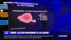 LES ÉCLAIREURS - Jusqu'à 225 euros les 6 heures de stationnement: ce qui va changer pour les SUV à Paris le 1er septembre