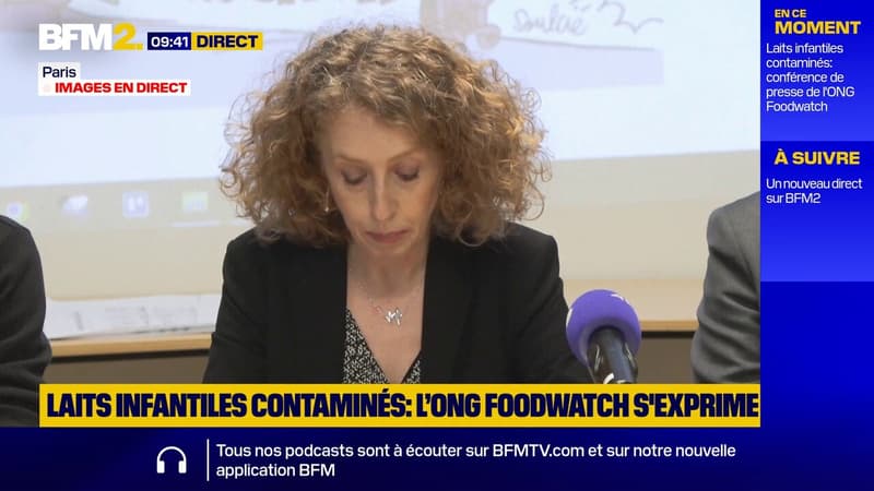 Laits infantiles contaminés: "Les laits rappelés étaient sur le marché depuis des mois", déclare l'ONG Foodwatch