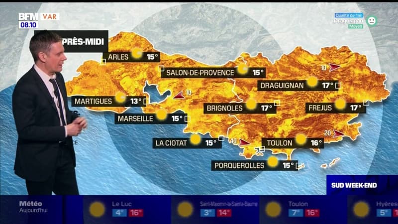 Météo Var: journée lumineuse malgré un ciel voilé