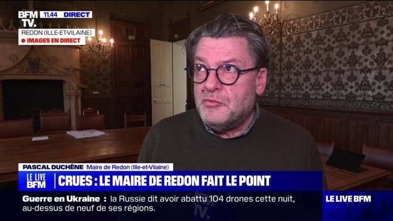 Redon: Le leitmotiv de la journée, c'est l'accélération de l'évacuation des quartiers inondés, indique le maire