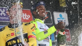 Gand-Wevelgem : "Je me suis fait surprendre par Biniam (Girmay)" regrette Laporte, 2e