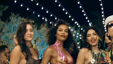 Bruno Mars dans le clip de "24k Magic".