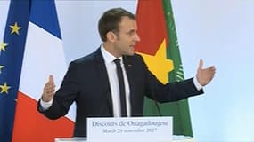 "Qui sont les trafiquants d'esclaves en Libye? Ce sont des Africains, pas des Français!", rétorque Macron