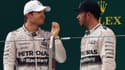 Rosberg et Hamilton