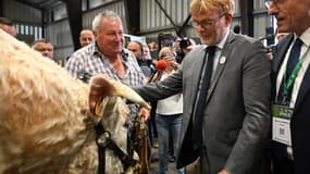 Marc Fesneau à Saint-Jacques-de-la-Lande le 12 septembre 2023