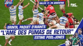 Pays de Galles 17-29 Argentine : "Grinta, jeu d'avants, les Pumas ont retrouvé leur âme" félicite Pool-Jones 