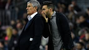 Quique Setien et Eder Sarabi