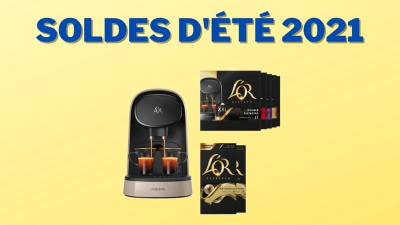 L’OR Barista® : 150 capsules offertes avec la machine à café pendant les soldes
