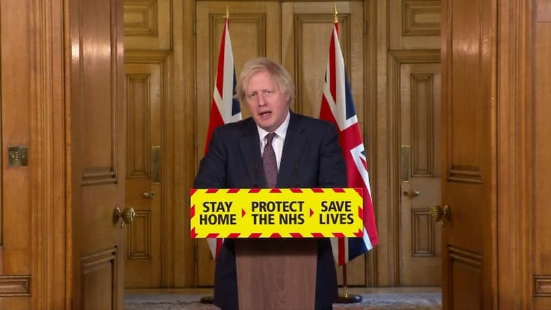 Le Premier ministre Boris Johnson lundi 8 mars 2021