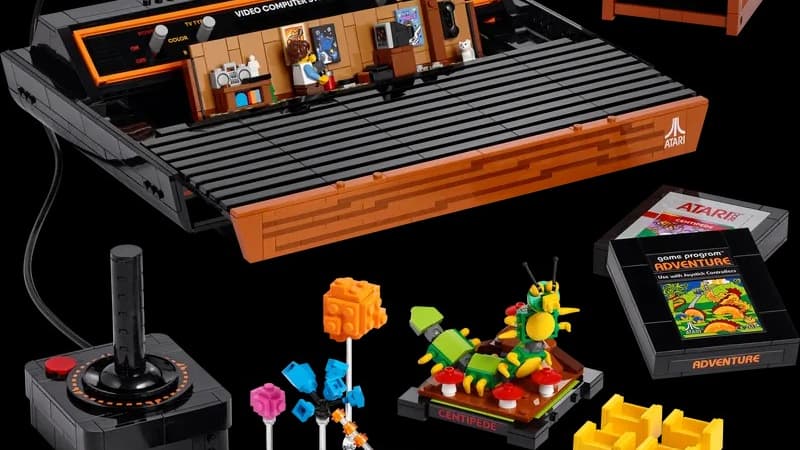 La console Atari 2600 en briques LEGO La console Atari 2600 en briques LEGO