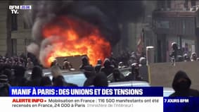 Fête du Travail: à Paris, un 1er-Mai très politique et émaillé de violences