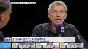 Scènes sur Seine : L'interview de Jacques Gamblin, à l'affiche du spectacle "1 heure 23' 14" 7 centièmes" au Théatre du Rond-Point jusqu'au 18 mars