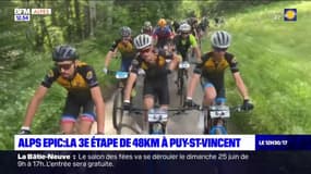 Alps Epic: la 3e étape de 48km est partie de Puy-Saint-Vincent