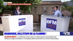 "Une journée historique": la joie du maire de Manosque en marge du passage de la flamme olympique