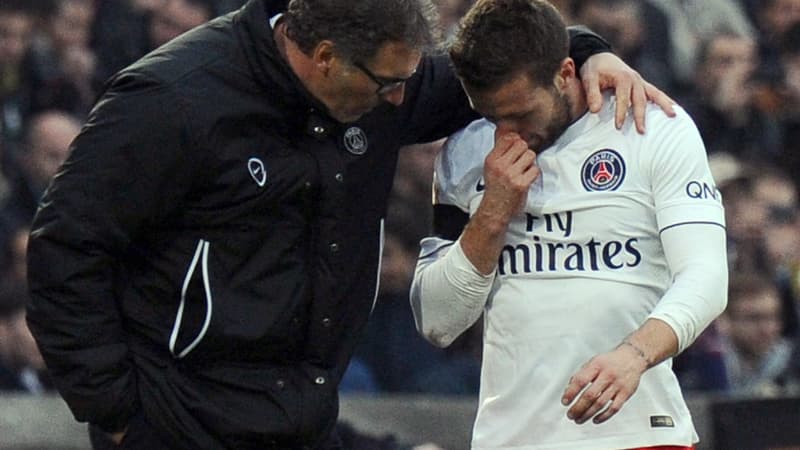 Laurent Blanc et Yohan Cabaye (PSG)