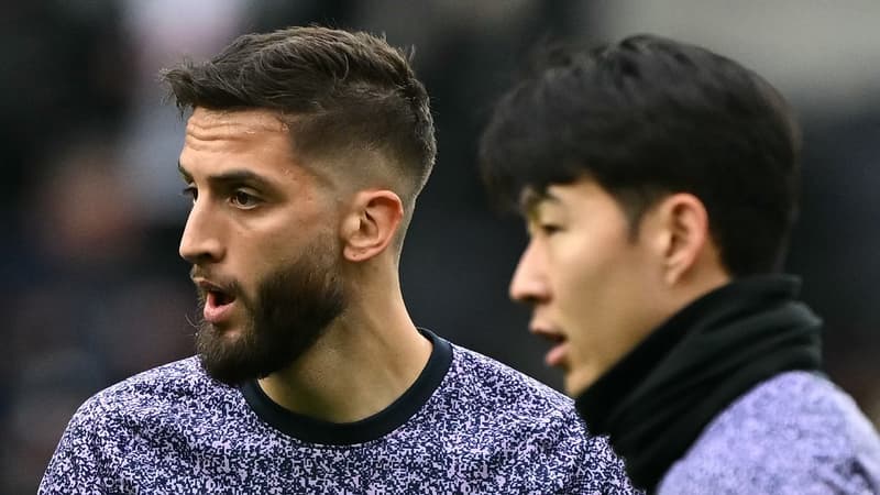 Rodrigo Bentancur et Son Heung-Min le 31/12/2023