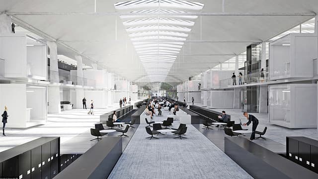 Les 30.000 m² de la Halle Freyssinet vont être réaménagés pour accueillir un millier d'entreprises.