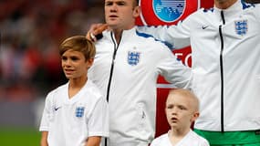 Wayne Rooney avec Romeo Beckham