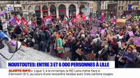Lille: entre 3.000 et 6.000 personnes lors de la manifestation contre les violences faites aux femmes