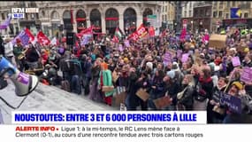 Lille: entre 3.000 et 6.000 personnes lors de la manifestation contre les violences faites aux femmes