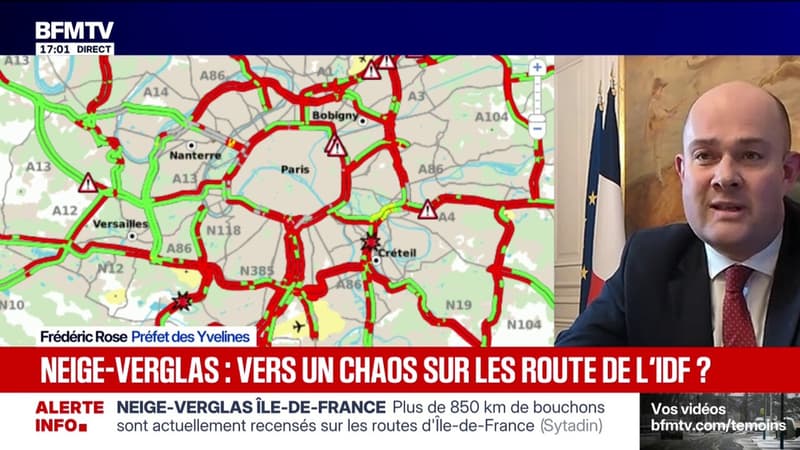 Neige: "Il n'y aura pas de ramassage scolaire demain matin", indique le préfet des Yvelines