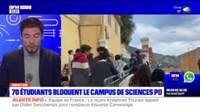 Menton: environ 70 étudiants ont bloqué le campus de Sciences Po