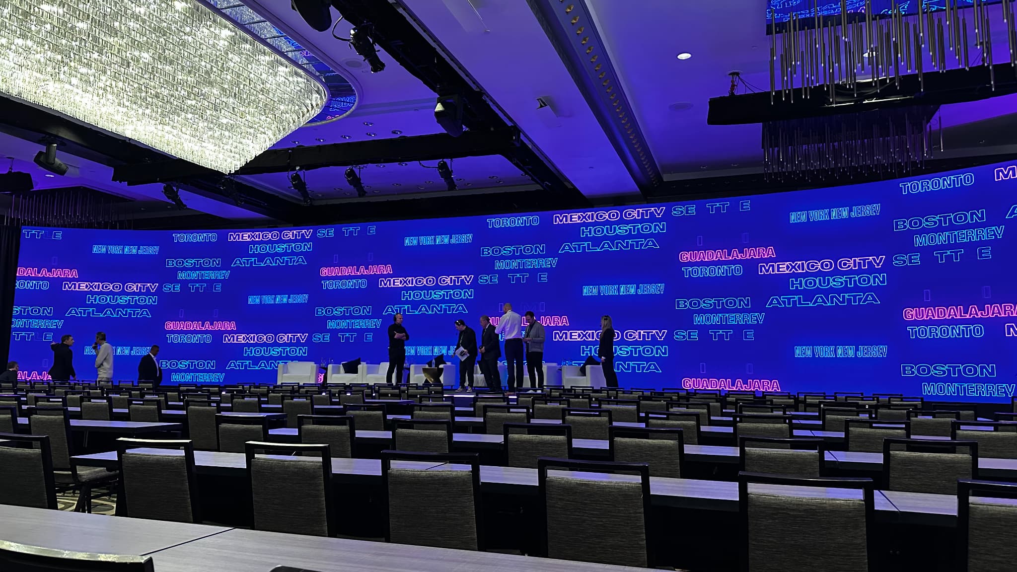 La salle qui va accueillir la cérémonie pour les horaires et les lieux de la Coupe du monde 2026.