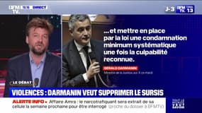 Violences : Darmanin veut supprimer le sursis - 03/06