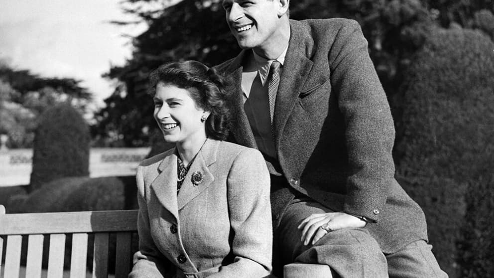 Philip et Elizabeth, l'année de leur mariage en 1947. Philip et Elizabeth, l'année de leur mariage en 1947.