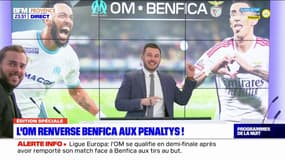 L'OM se qualifie en demi-finale de Ligue Europa après avoir éliminé Benfica aux tirs au but 