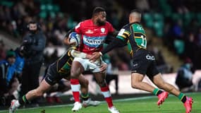 Virimi Vakatawa lors du match Northampton-Racing