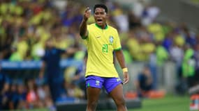 Endrick avec l'équipe nationale du Brésil, à Rio de Janeiro le 22 novembre 2023