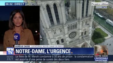 Notre-Dame: la voûte de la cathédrale s'ajoute à 3 points de fragilité majeurs