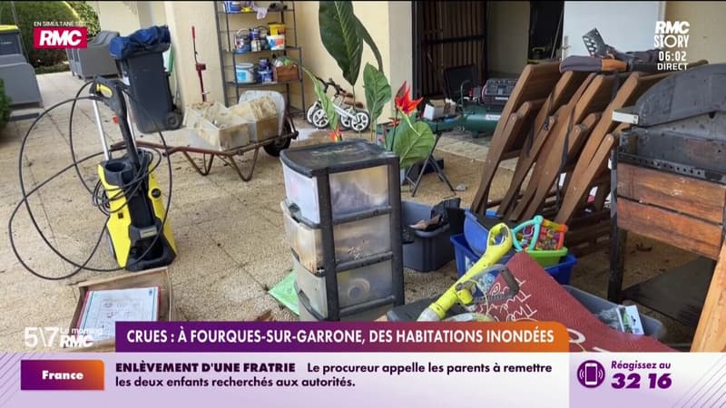 Crues : à Fourques-sur-Garonne, des habitations inondées