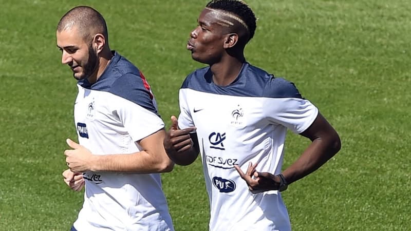 Karim Benzema et Paul Pogba
