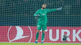 Gianluigi Donnarumma sous le maillot du PSG en octobre 2023.