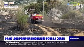 Des pompiers des Alpes du Sud mobilisés face au risque de feux de forêt en Corse