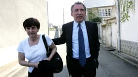 François Bayrou et Elsiabeth Bayrou, photographiés ici en 2007 à Bordères (Pyrénées-Atlantiques).