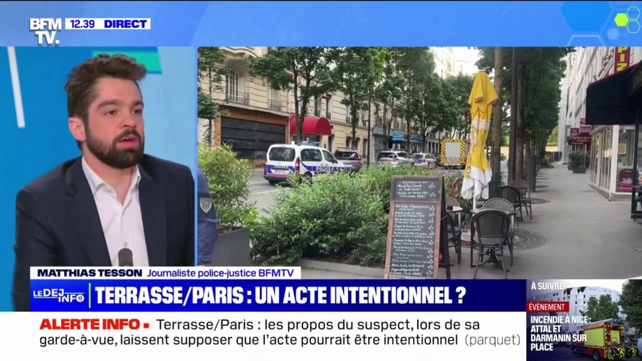 Terrasse Percutée à Paris Lacte Qui A Fait Au Moins Un Mort Pourrait